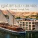 Luxury Nile cruise boat layout view with swimming pool