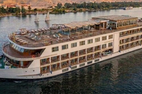 Standard Nile cruise ship during a tour in Egypt