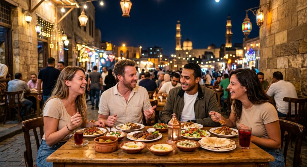 Egyptian Dinner and Local Evening